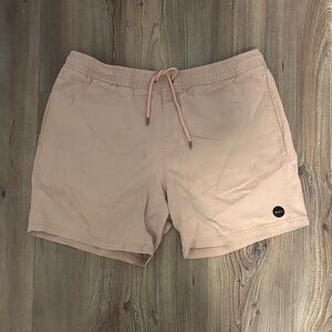 RVCA Light Pink Casual Shorts